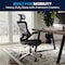Flash Furniture Contemporary Chair Black High Back Exec Chair, Adjustable Arms, 18-3/4" to 22-1/2" Height, Black BL-X-5H-GG - alternate 4